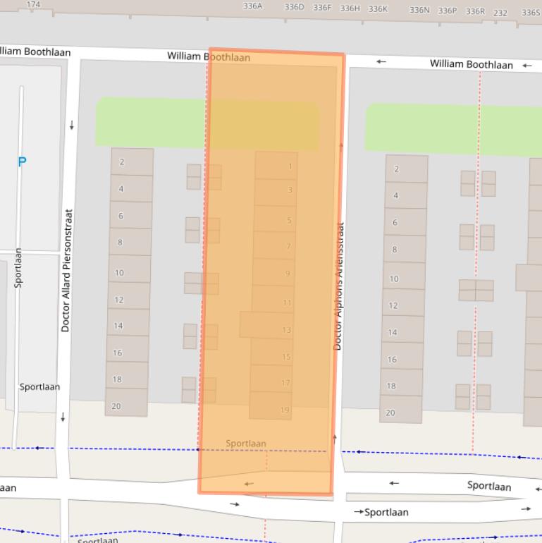 Kaart van postcodegebied 1185PC.