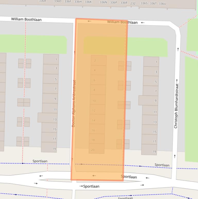 Kaart van postcodegebied 1185PD.