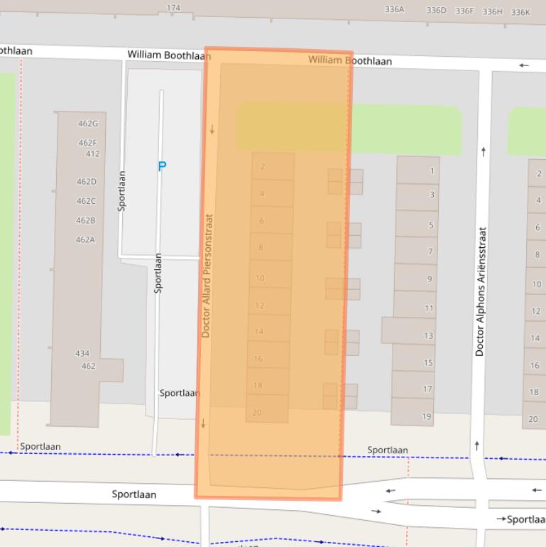 Kaart van postcodegebied 1185PE.
