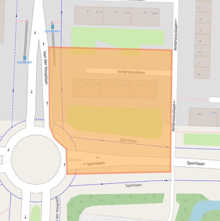 Kaart van postcodegebied 1185PJ.