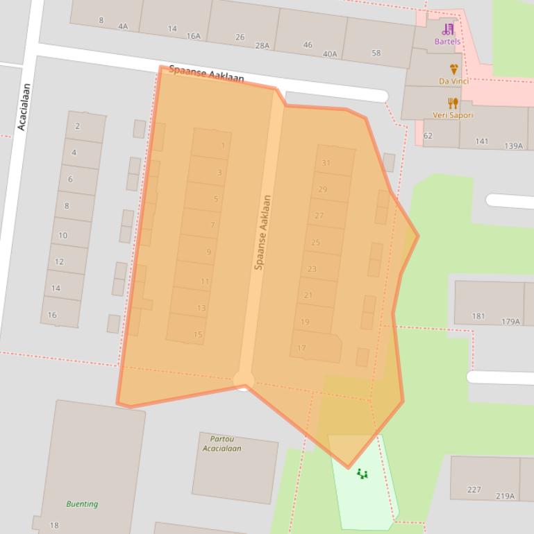 Kaart van postcodegebied 1185PX.