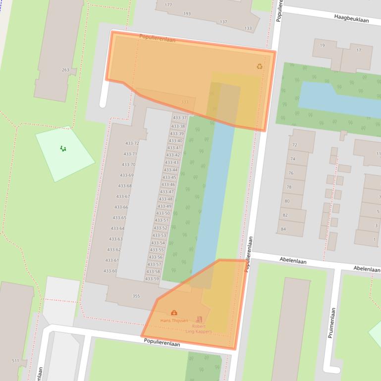 Kaart van postcodegebied 1185SN.