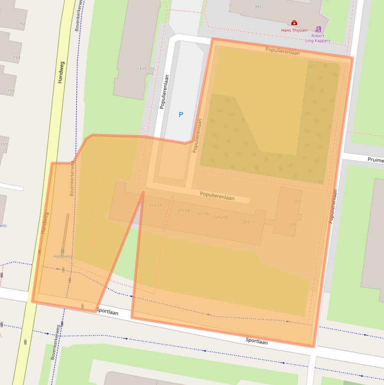 Kaart van postcodegebied 1185SX.