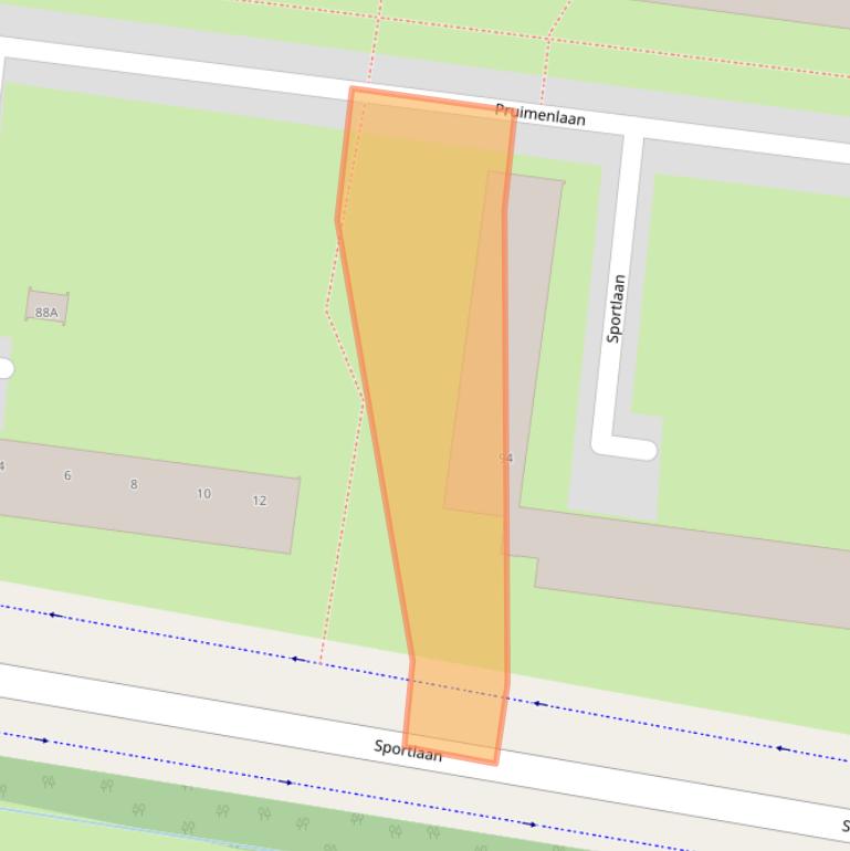 Kaart van postcodegebied 1185TG.