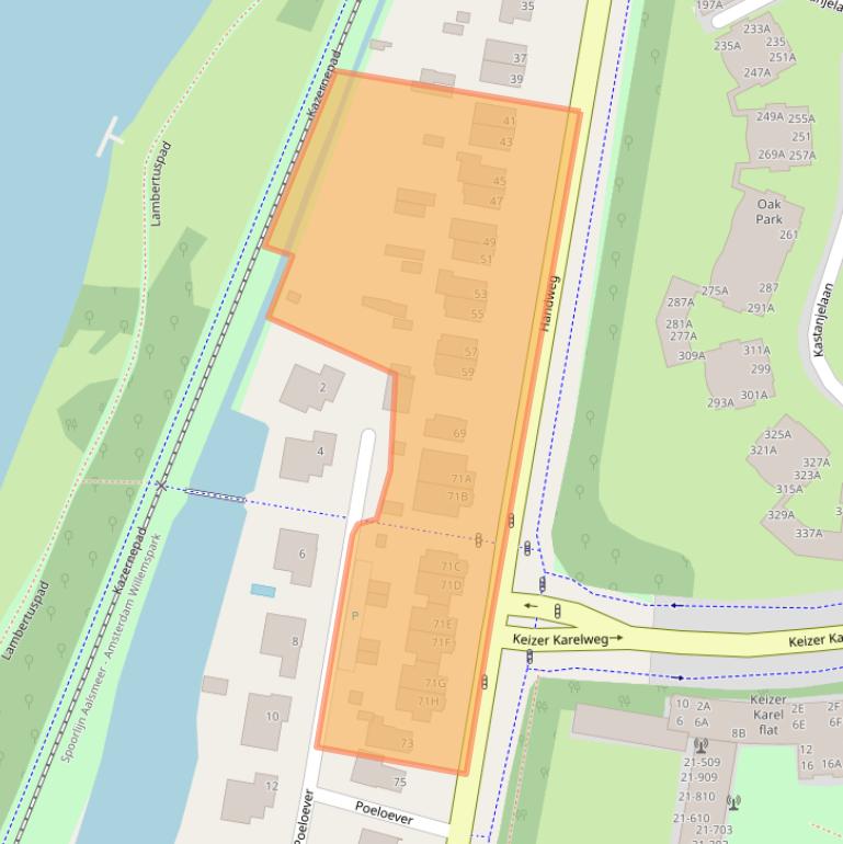 Kaart van postcodegebied 1185TT.