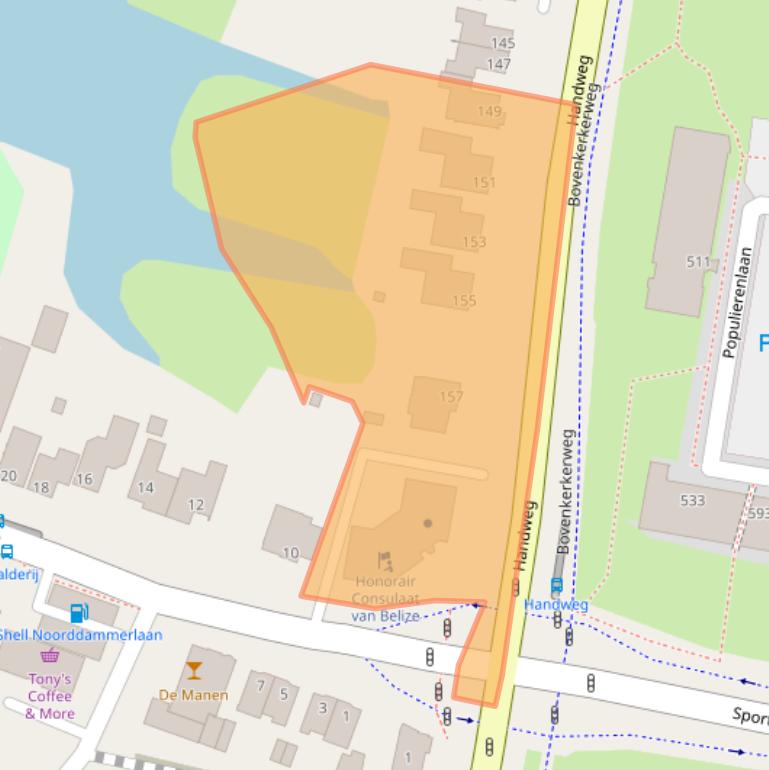 Kaart van postcodegebied 1185TX.