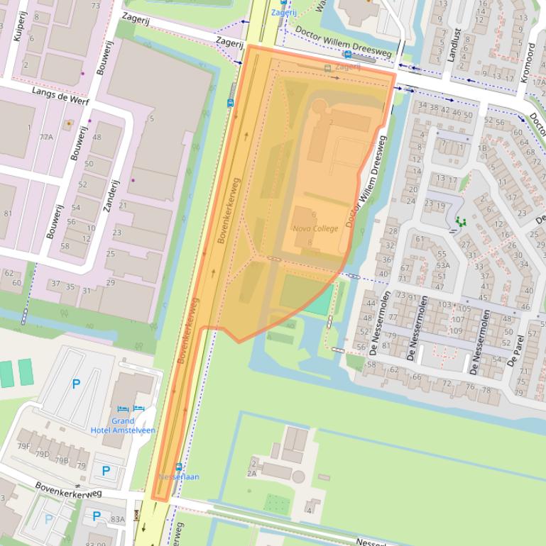 Kaart van postcodegebied 1185VB.