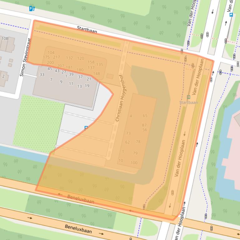 Kaart van postcodegebied 1185XH.