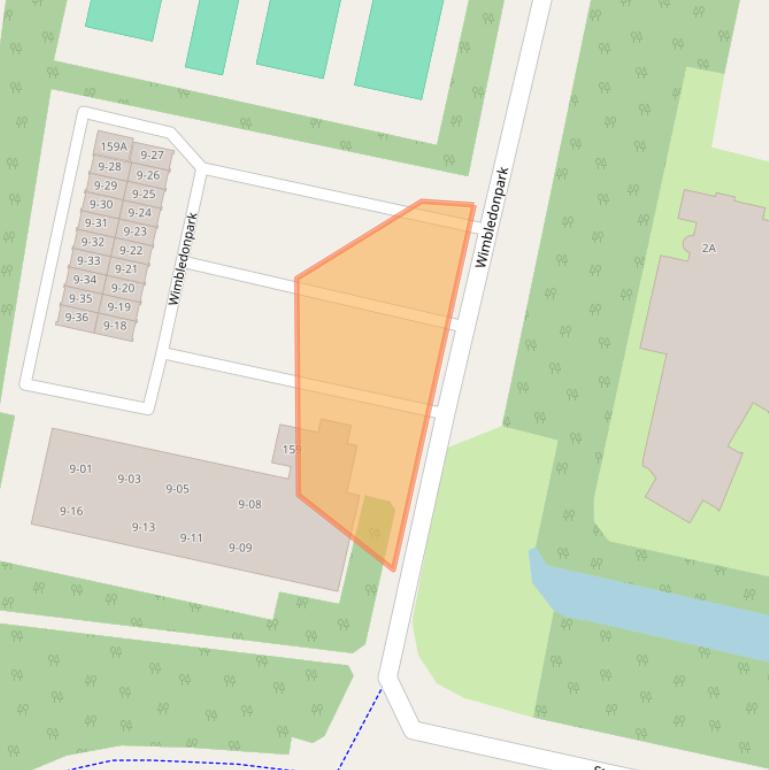 Kaart van postcodegebied 1185XL.