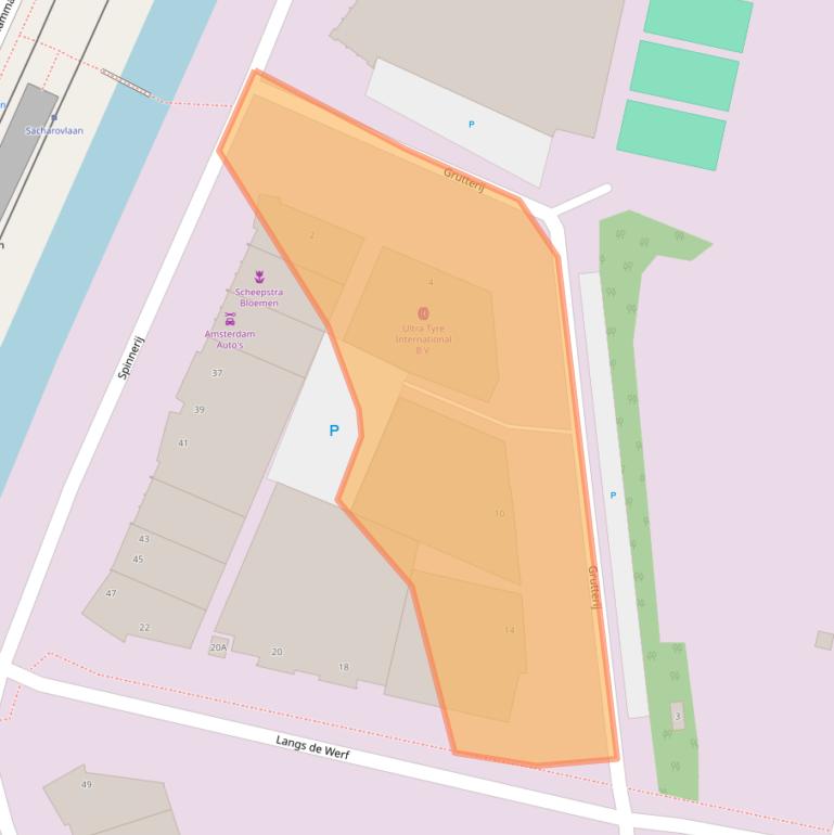 Kaart van postcodegebied 1185ZV.