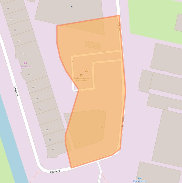 Kaart van postcodegebied 1185ZW.