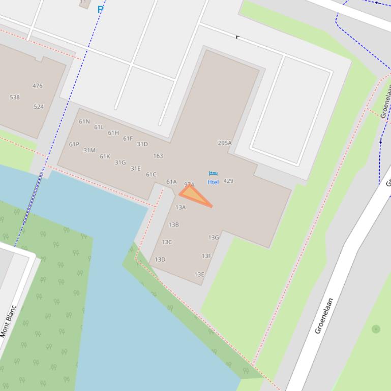 Kaart van postcodegebied 1186AG.