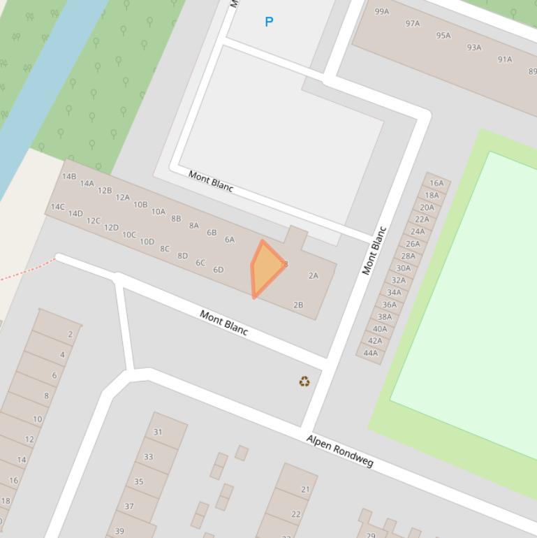 Kaart van postcodegebied 1186AW.