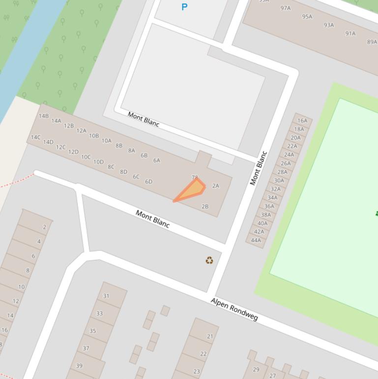 Kaart van postcodegebied 1186AX.