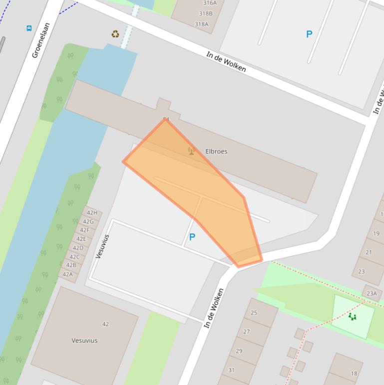 Kaart van postcodegebied 1186BM.