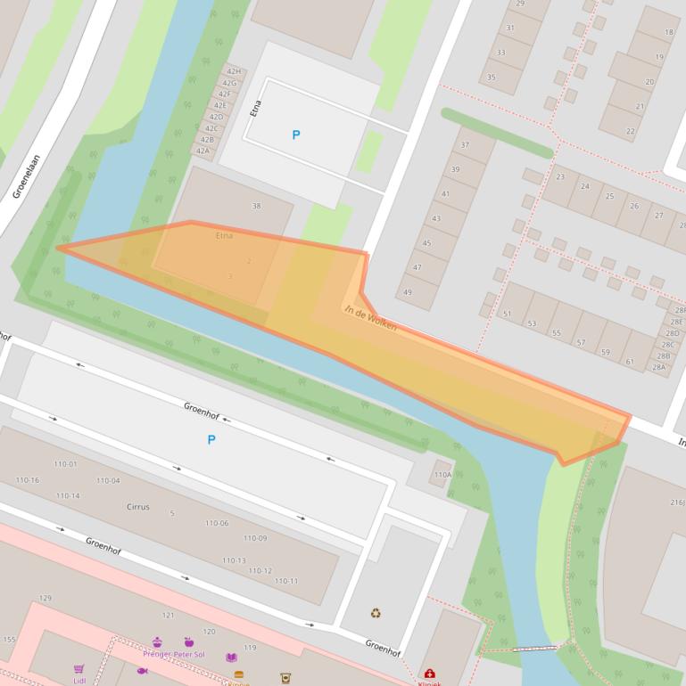 Kaart van postcodegebied 1186CM.