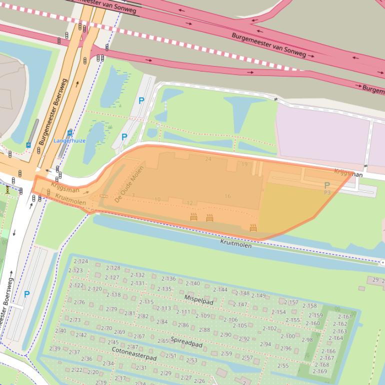 Kaart van postcodegebied 1186DM.