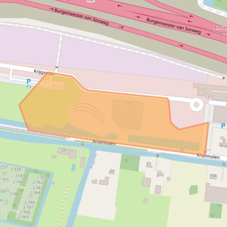 Kaart van postcodegebied 1186DR.