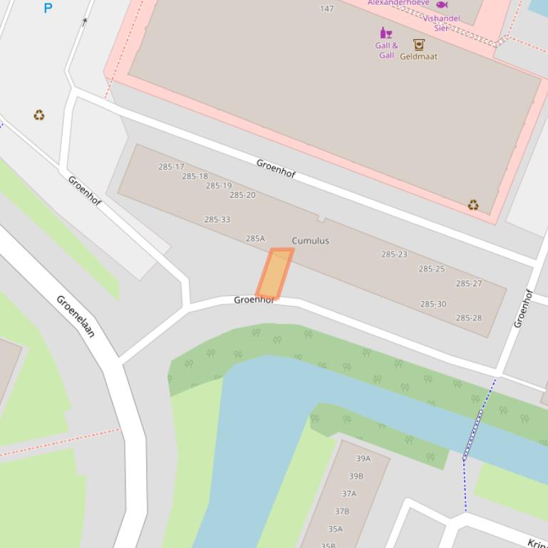 Kaart van postcodegebied 1186GB.