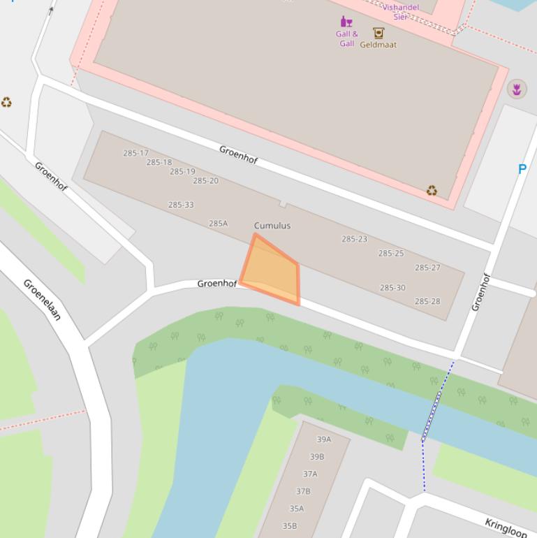 Kaart van postcodegebied 1186GC.