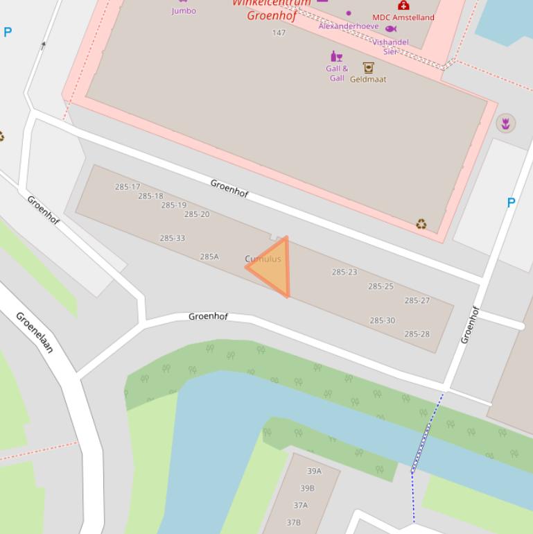 Kaart van postcodegebied 1186GD.