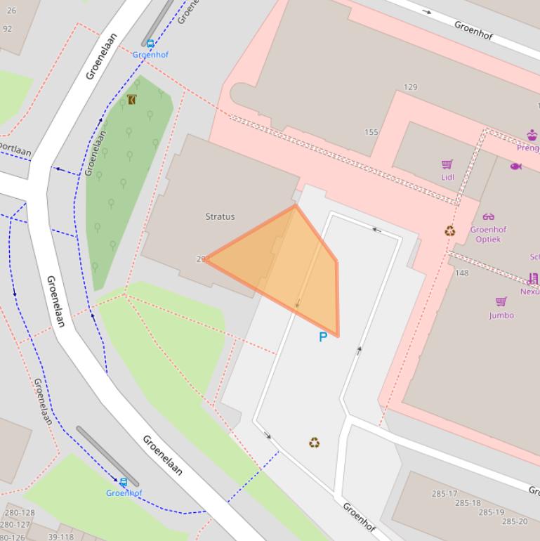 Kaart van postcodegebied 1186GH.