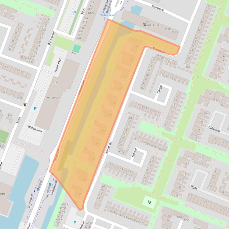 Kaart van postcodegebied 1186GW.