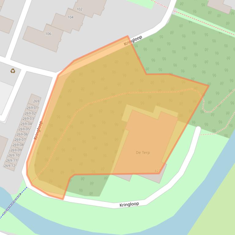 Kaart van postcodegebied 1186HA.