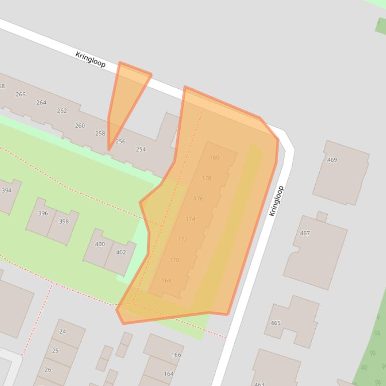 Kaart van postcodegebied 1186HK.