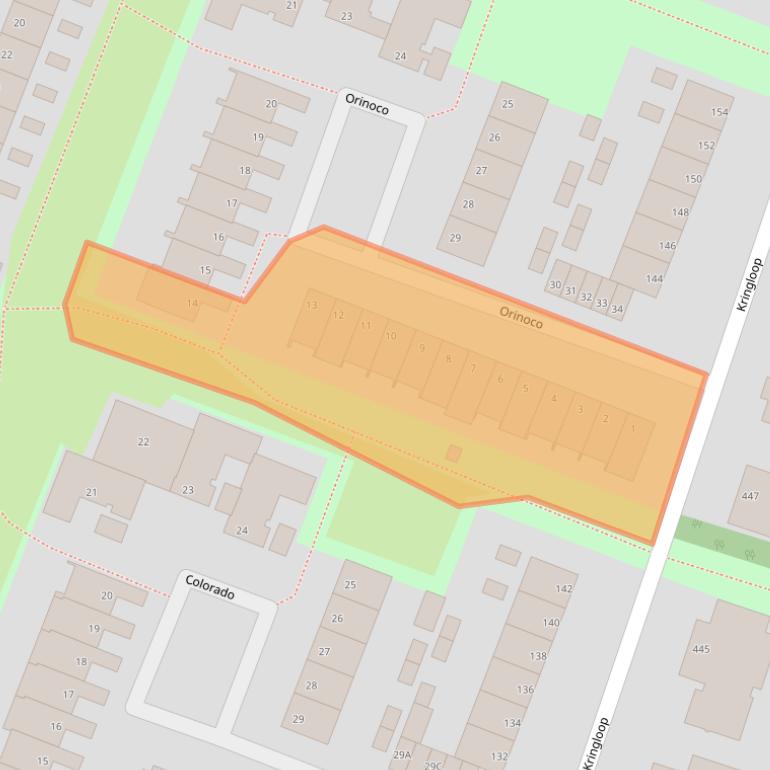 Kaart van postcodegebied 1186HV.