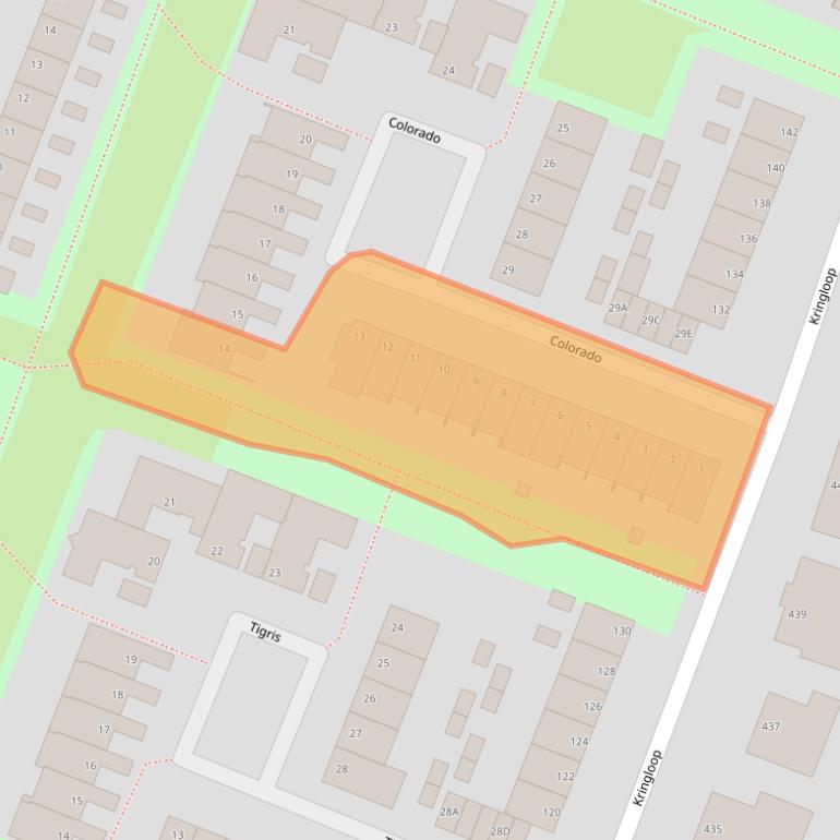 Kaart van postcodegebied 1186HX.