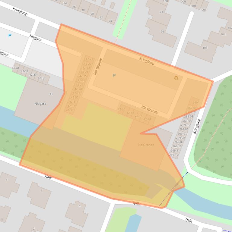 Kaart van postcodegebied 1186JM.