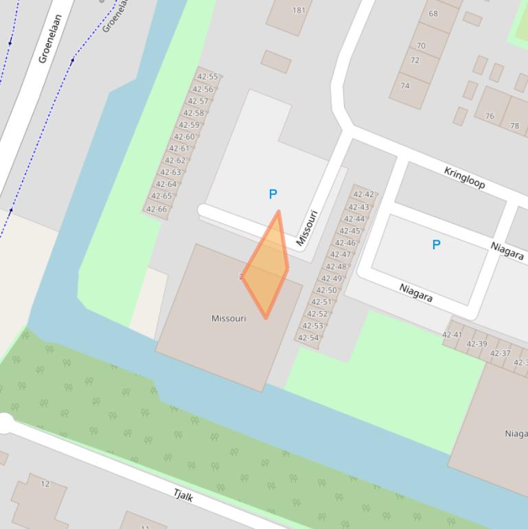 Kaart van postcodegebied 1186JS.