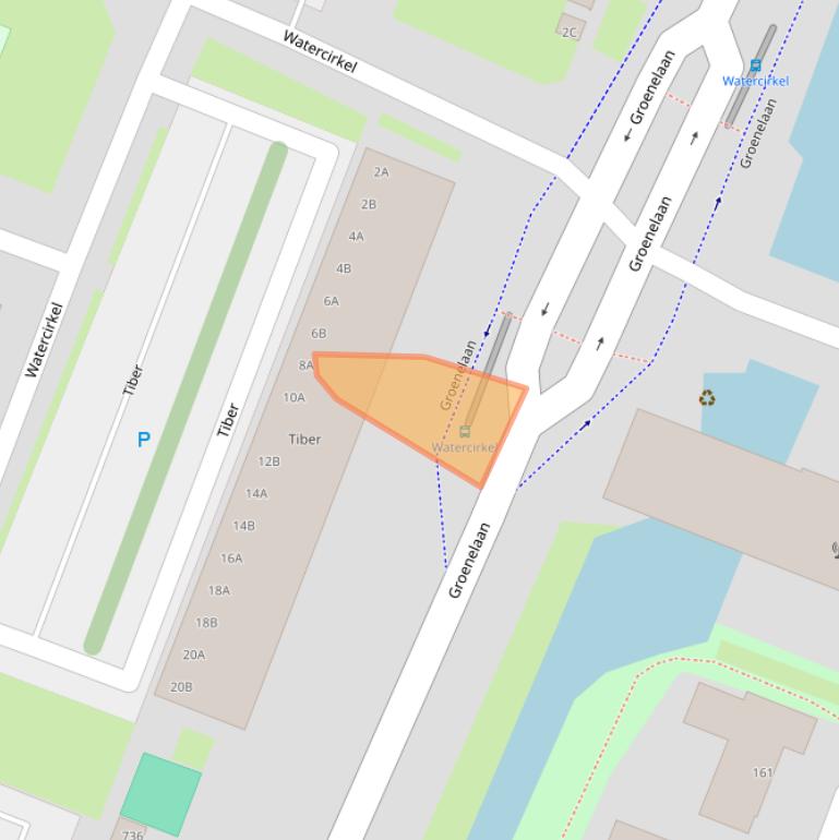 Kaart van postcodegebied 1186KT.