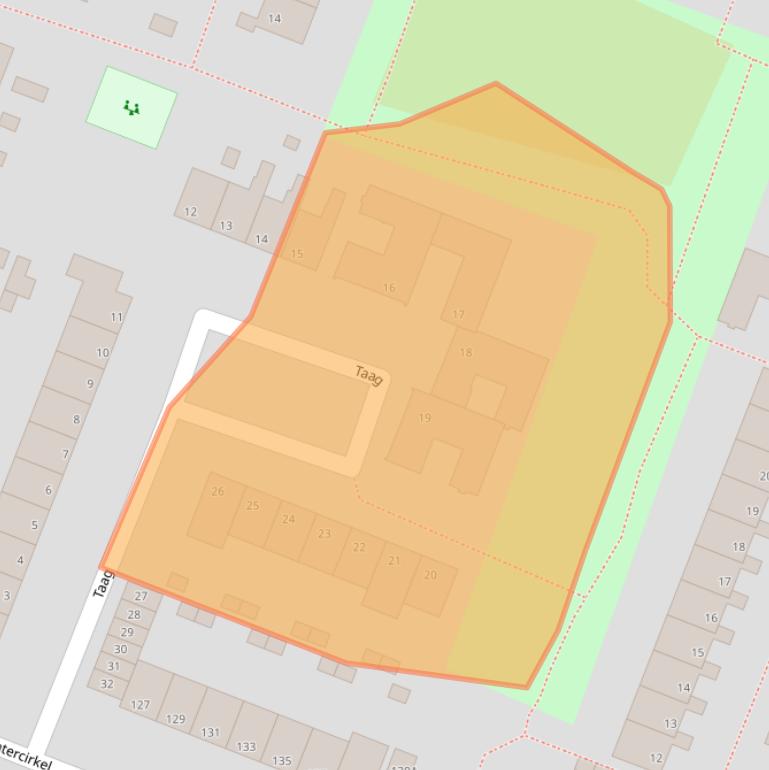 Kaart van postcodegebied 1186LM.