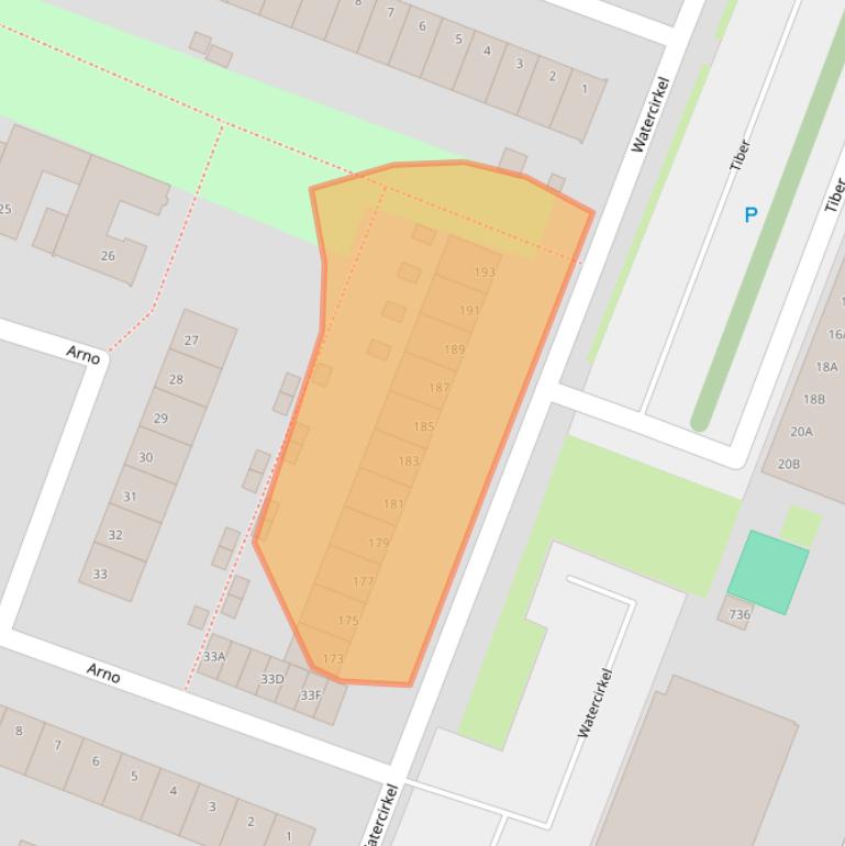 Kaart van postcodegebied 1186LT.