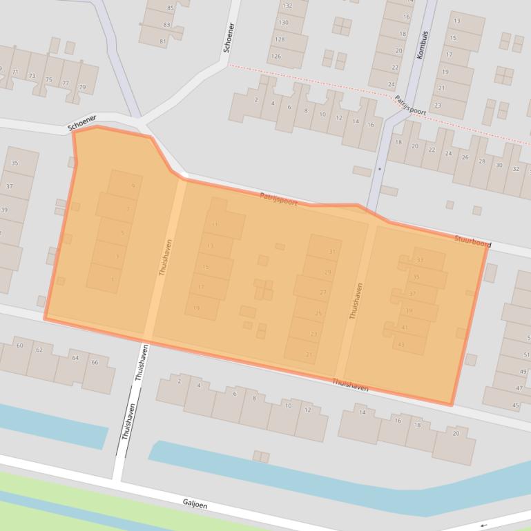 Kaart van postcodegebied 1186MD.