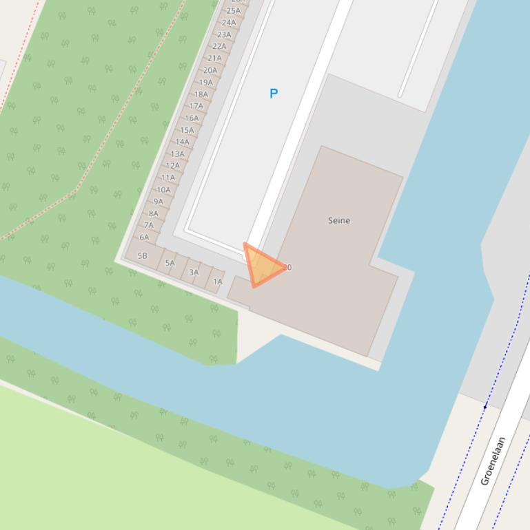 Kaart van postcodegebied 1186NT.