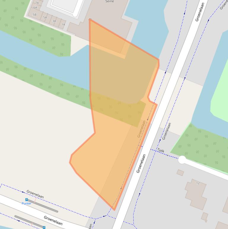 Kaart van postcodegebied 1186NX.