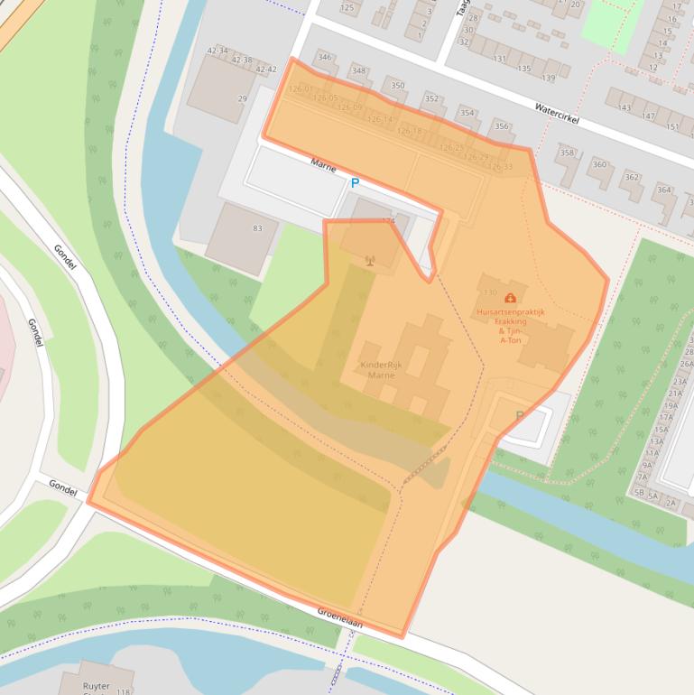 Kaart van postcodegebied 1186PJ.