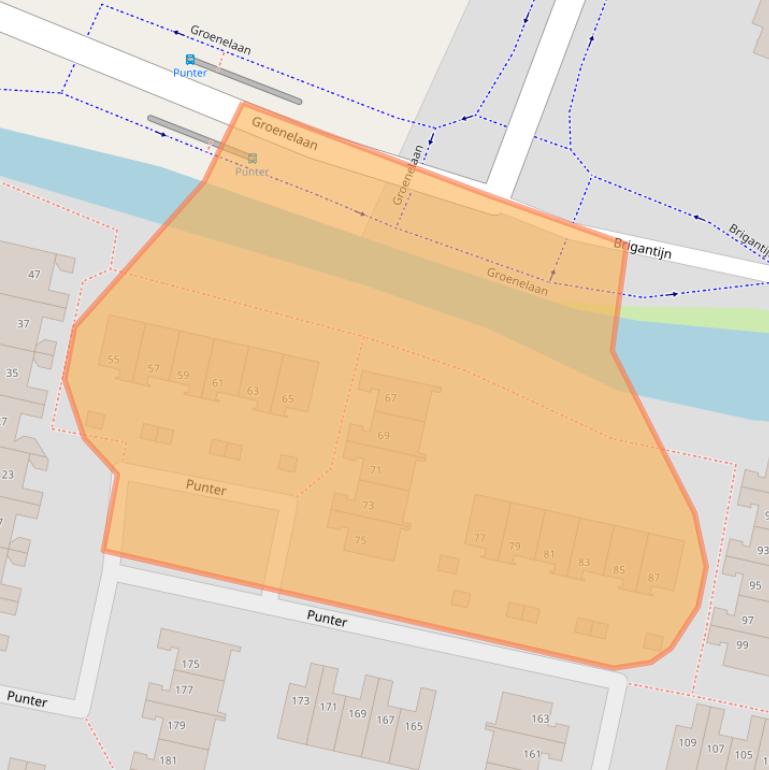Kaart van postcodegebied 1186PM.