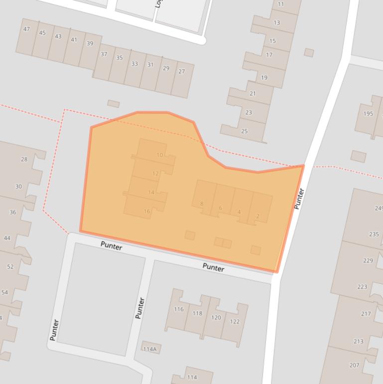 Kaart van postcodegebied 1186RC.