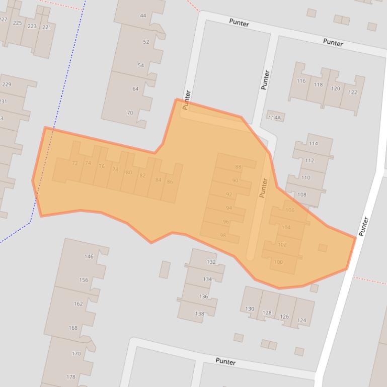 Kaart van postcodegebied 1186RG.