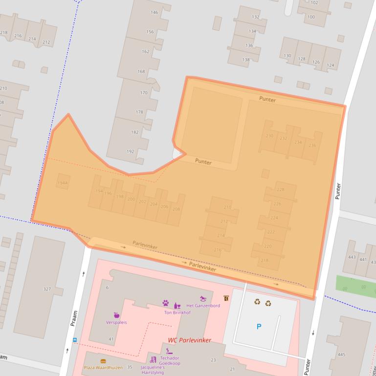 Kaart van postcodegebied 1186RL.