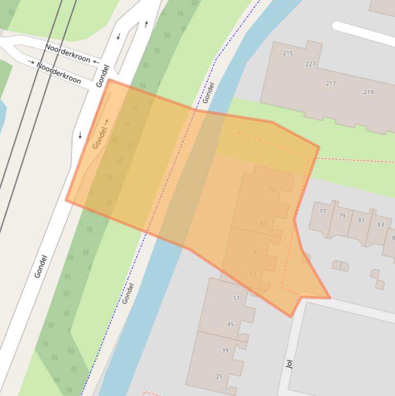 Kaart van postcodegebied 1186SE.