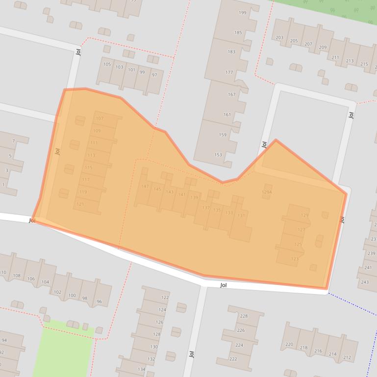 Kaart van postcodegebied 1186SH.