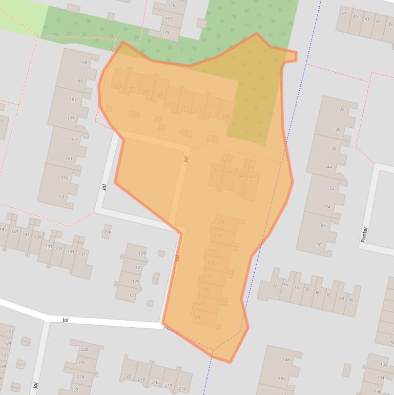 Kaart van postcodegebied 1186SL.