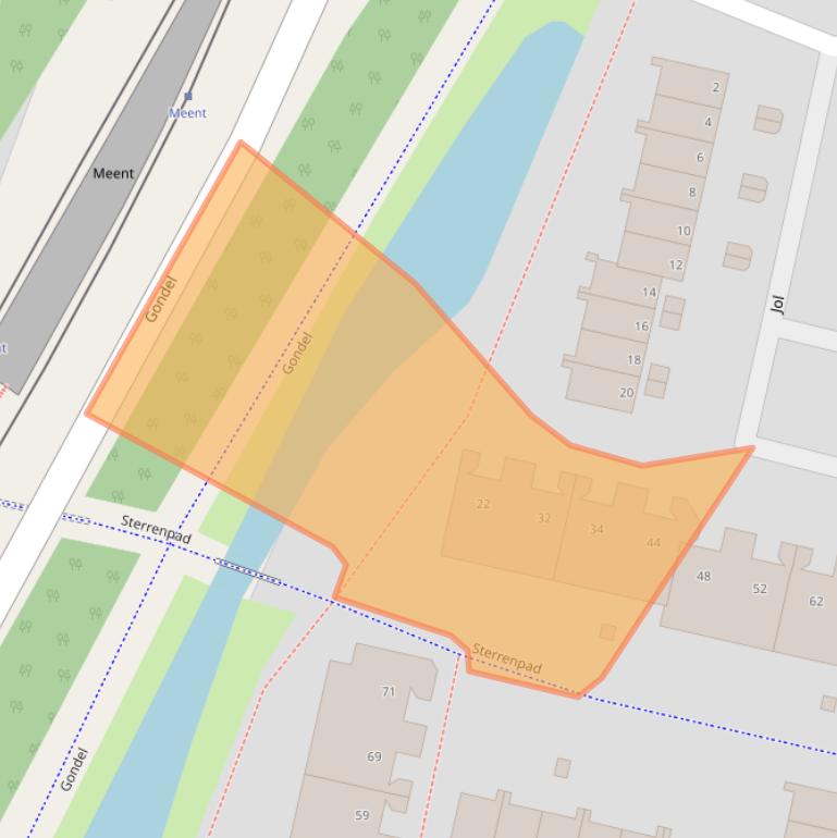 Kaart van postcodegebied 1186SN.