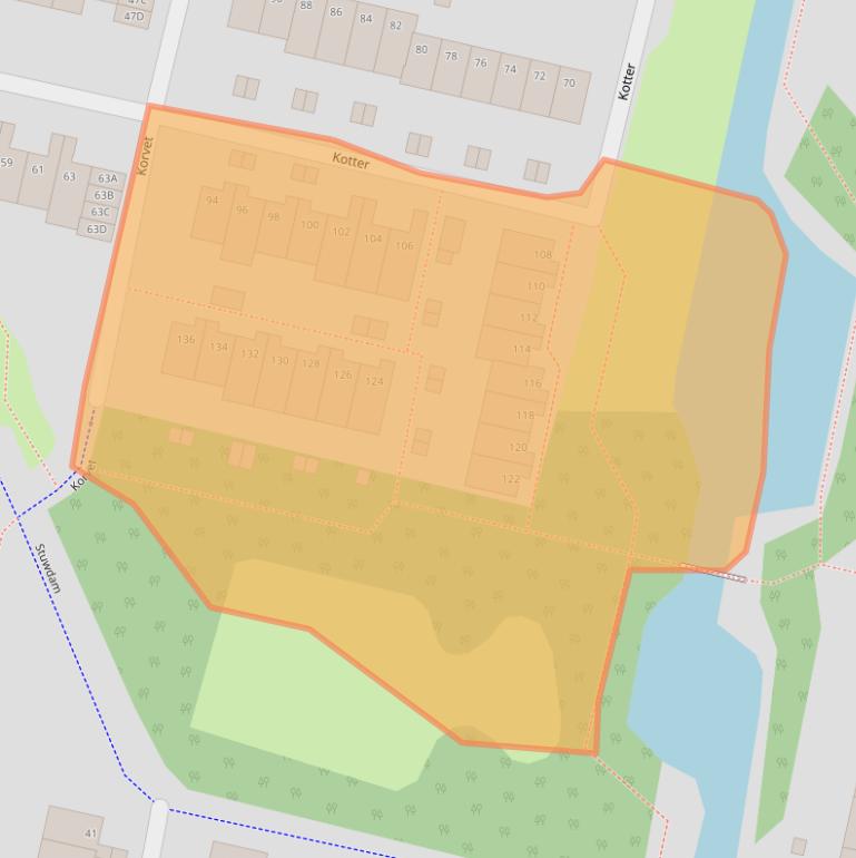 Kaart van postcodegebied 1186WN.