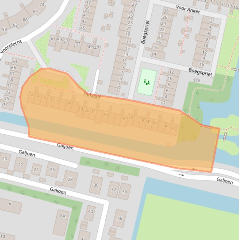 Kaart van postcodegebied 1186WT.